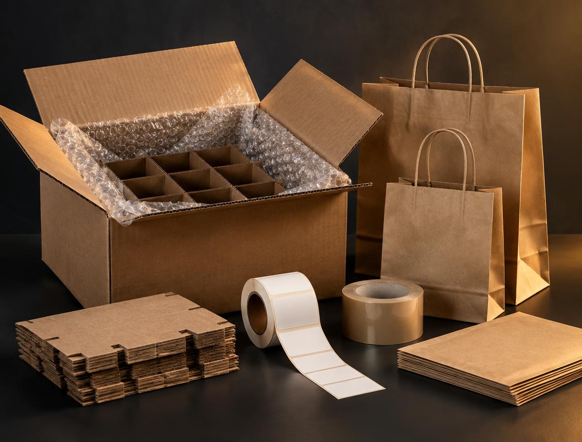 Embalagens para e-commerce e logística